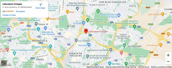 mapa - OCTOGON 360 en Madrid - Promotores