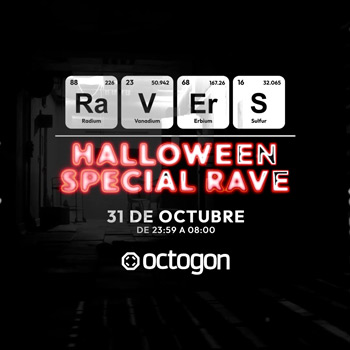 ravers en octogon 360 - halloween special rave