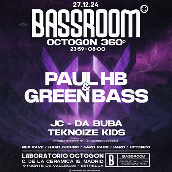 BASSROOM OCTOGON 360 VIERNES 27 DICIEMBRE 2024 en octogon 360