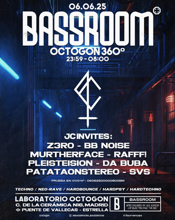 web BASSROOM OCTOGON 360 SABADO 6 JUNIO 2025