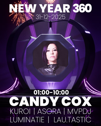 NYE 360 con candy cox en octogon 360