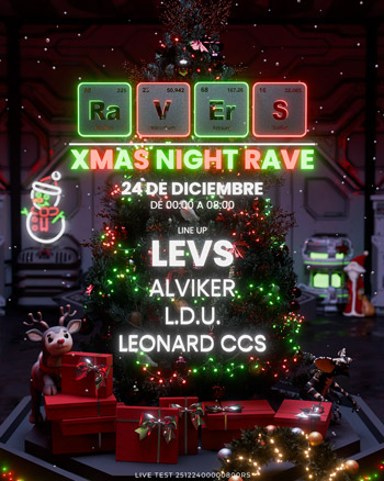 ravers en octogon 360 - xmas special rave 24 diciembre