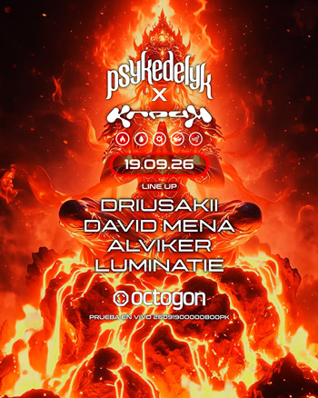 PSYKEDELYK x Kream en OCTOGON 360 - 19 septiembre